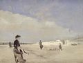 On the Beach on Norderney - Louis Kolitz