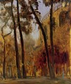 View of the Arcade Wall of the Henschel Gardens from Karlsaue Kassel - Louis Kolitz