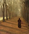 Avenue at Kuechengraben in the Karlsaue Park Kassel - Louis Kolitz