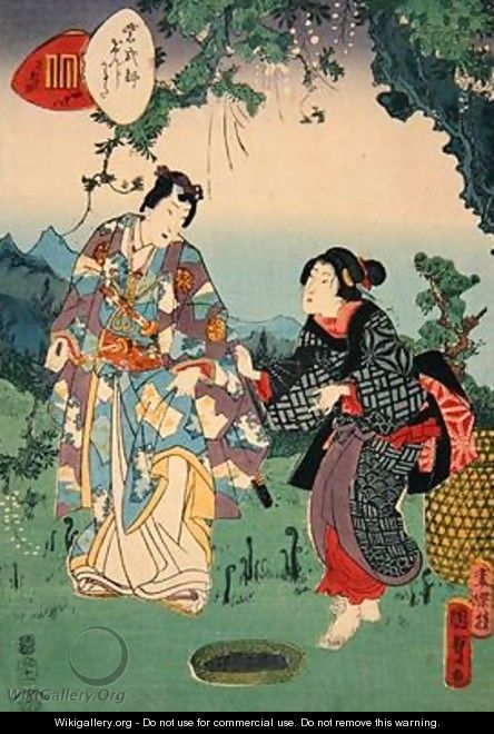 Sawarabi - Utagawa Kunisada II