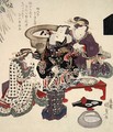 Otawaya Onoe Kikugoro at Umemoto - Utagawa Kunisada