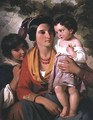 Mother and Children - Cornelis Kruseman