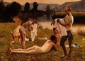 Boys Bathing - C. Kufferath