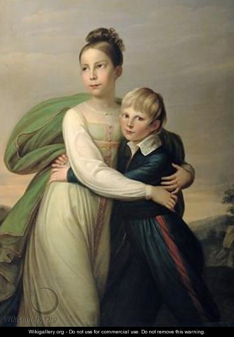 Prince Albrecht and Princess Louise - Gerhard von Kügelgen