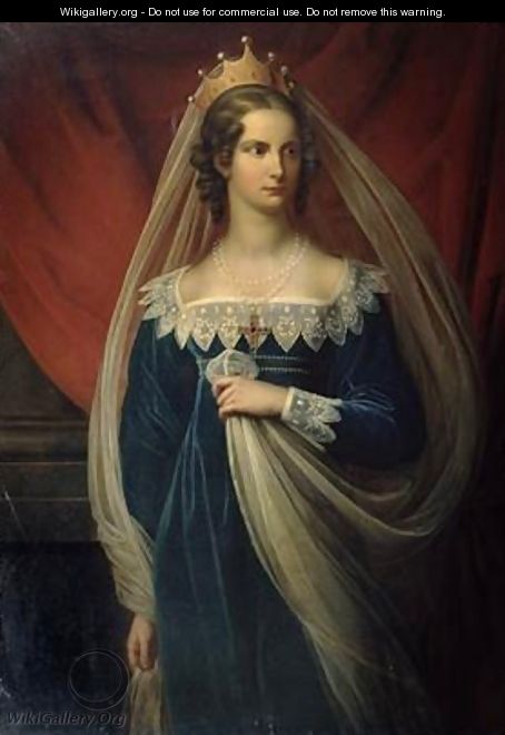 Portrait of Princess Charlotte von Preussen - Gerhard von Kügelgen