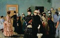 Albertine at the Police Doctors waiting room - Christian Krohg