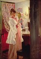 Interior with the Artists Wife - Peder Severin Kroyer