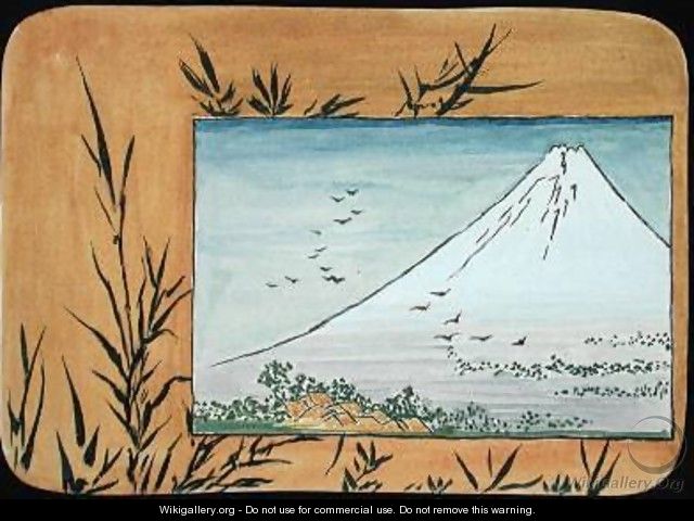 Fuji with Bamboo - Christopher Grant La Farge
