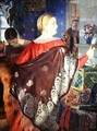 Merchants woman with a mirror - Boris Kustodiev