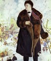 Portrait of Fyodor Chaliapin - Boris Kustodiev