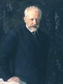 Portrait of Piotr Ilyich Tchaikovsky 1840-93 - Nikolai Dmitrievich Kuznetsov