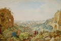 View of Rome from the Palace of the Caesars - Henri L'Eveque