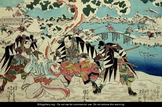 The Chushingura - Utagawa Kuniyoshi