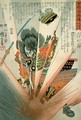 Masakiyo blown up by a Land Mine at Kawanakajima - Utagawa Kuniyoshi