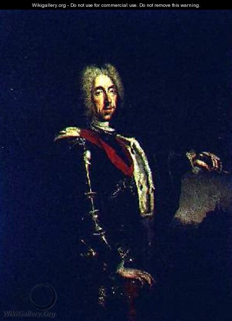 Portrait of Prince Eugene of Savoy - Johann Kupezky or Kupetzky