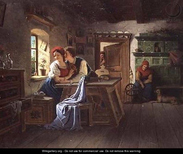 Lovers in the Kitchen - Johann Kurtweil
