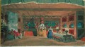 Stage design for Rimsky Korsakovs opera the The Tsars bride - Boris Kustodiev