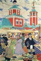 At The Fair - Boris Kustodiev