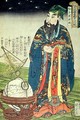 Father Ferdinand Verbiest 1623-88 dressed as a Chinese astrologer - Utagawa Kuniyoshi