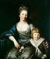 Johanna Amalie Countess Senfft von Pilsach with her son Henry - Anton Graff