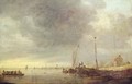 Landscape with River and Ferry - Jan van Goyen