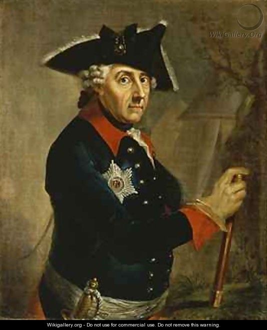 Frederick II the Great of Prussia - Anton Graff