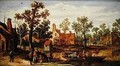 A Village by the River - Jan van Goyen