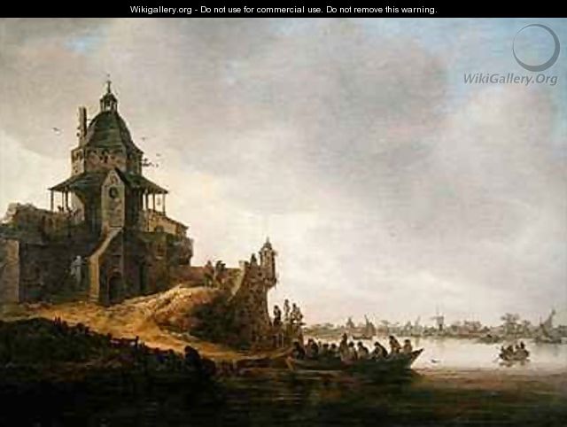 Dordrecht with Rondeel Engelenburg - Jan van Goyen