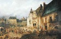 View of the Place de lHotel de Ville Saint Omer - Charles Goureau