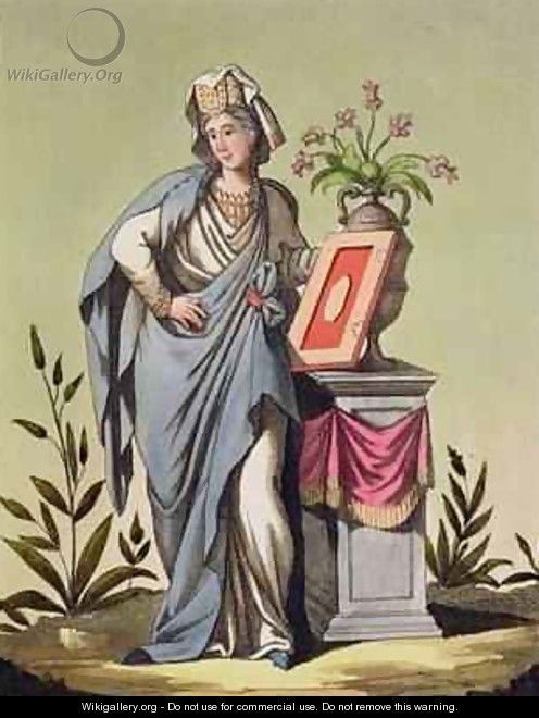 Sybil of Cumae No 16 from Antique Rome - (after) Grasset de Saint-Sauveur, Jacques