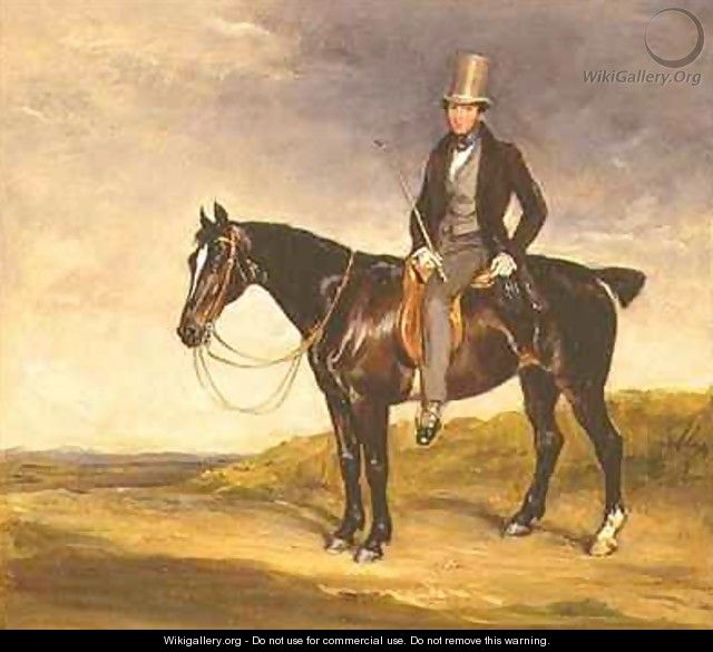 John Hay Mackenzie on his Dark Bay Cob - Sir Francis Grant