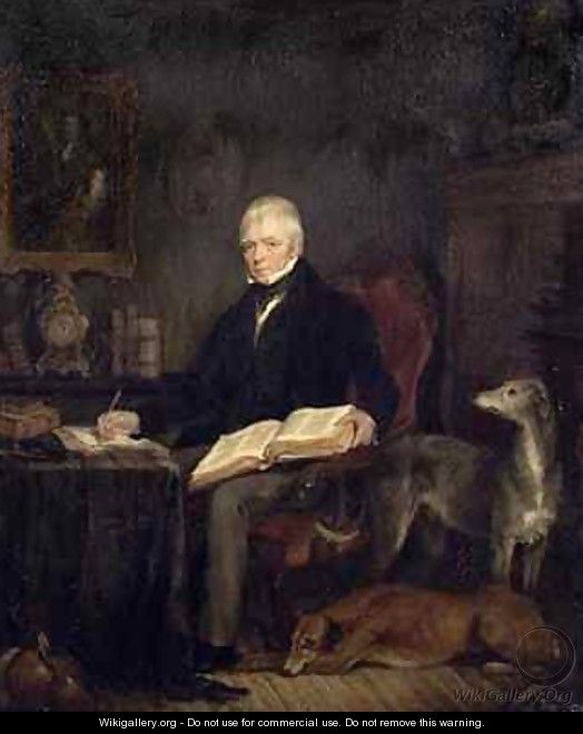 Portrait of Sir Walter Scott - Sir Francis Grant