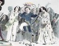 Caricature of Honore de Balzac 1799-1850 - (after) Granville