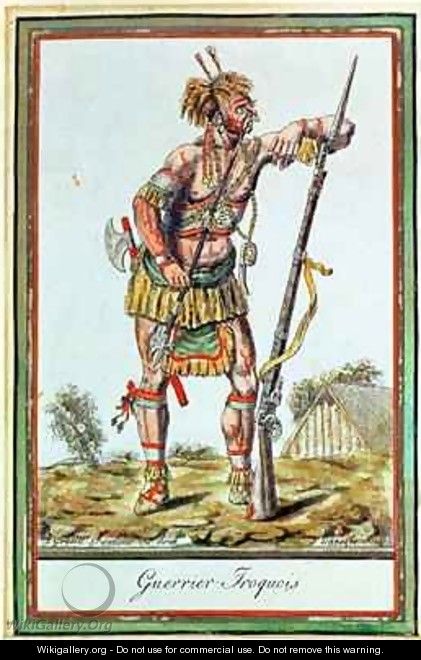 Iroquois Warrior - (after) Grasset de Saint-Sauveur, Jacques