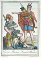 Ancient and Modern Peruvian Warriors - (after) Grasset de Saint-Sauveur, Jacques
