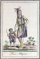 Patagonian Woman from Encylopedie des Voyages - (after) Grasset de Saint-Sauveur, Jacques