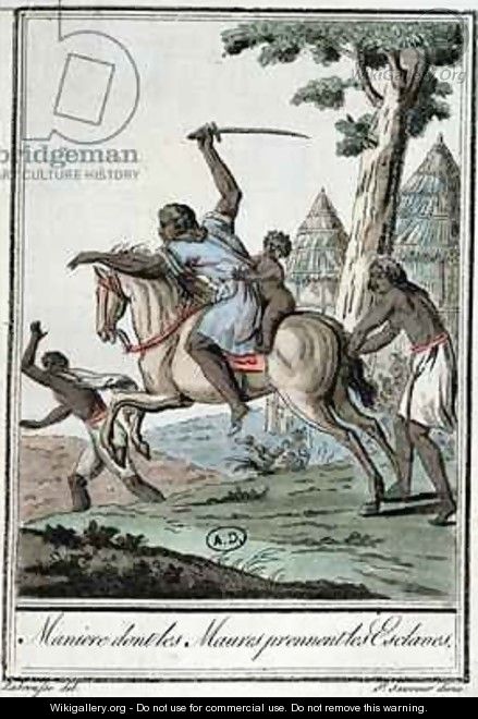 How the Moors capture their slaves - (after) Grasset de Saint-Sauveur, Jacques