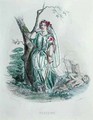 The Vervain from Les Fleurs Animees - (Jean Ignace Isidore Gerard) Grandville