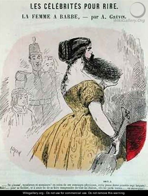 A Bearded Lady - Alfred Grevin
