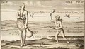 A Boy Running After A Woman - Simon II Gribelin