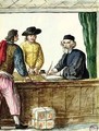 A Jewish Shopkeeper With Two Clients - Jan van Grevenbroeck