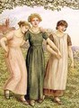 Three Young Girls - Kate Greenaway