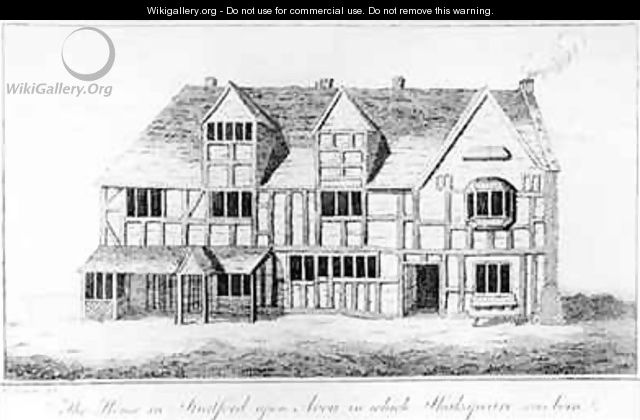 The House in Stratford upon Avon in which Shakespeare was Born - (after) Greene, R.