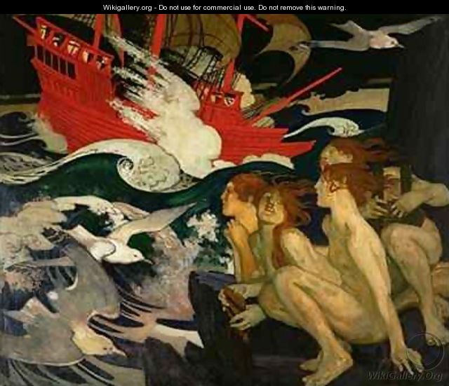 The Sirens - Maurice William Greiffenhagen