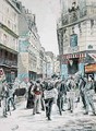 View of the Rue de Croissant in the 11th arrondissement of Paris - (after) Grenier, Ernest