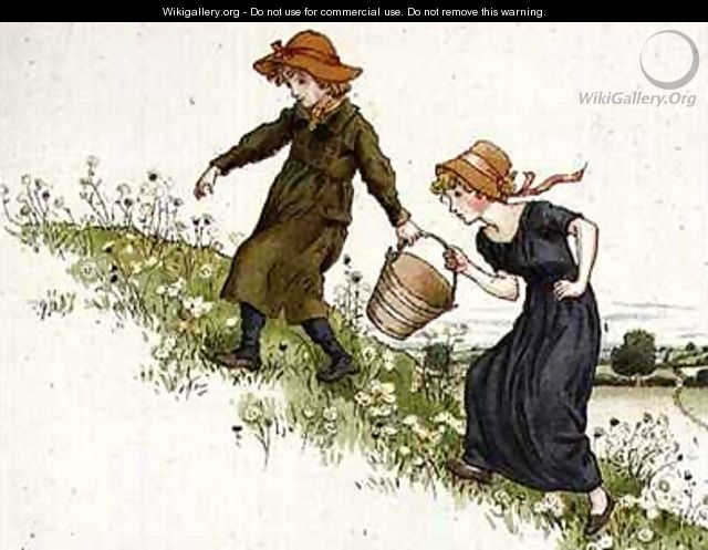 Jack and Jill from April Babys Book of Tunes - Kate Greenaway