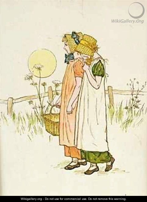 Tired from A Day in a Childs Life - Kate Greenaway