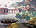 Italian River Scene Vicenza - G. Gualtiero