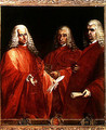 Portrait of Three Lawyers Giovanni Dolfin Gaetano Minotto and Lodovico Angarano - Vicenzo Guarana