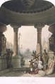 Portico of a Hindoo Temple with other Hindoo and Mahomedan Buildings - (after) Grindlay, Captain Robert M.